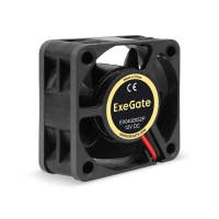 EX294955RUS Вентилятор 12В DC EX04020S2P (40x40x20 мм, Sleeve bearing (подшипник скольжения), 2pin (разъем 2.54), 6500RPM, 28dBA) Exegate pe1067031 фото