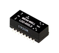LDD-350LS DC/DC LED понижающий, вход 6…32В, выход 2…28В/0.35А, КПД до 95%, вход On/Off/DIMM, 31.8x20.3x10.9мм, SMD, -40…85°C, пластик Mean Well pe402633 фото