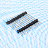 DS1029-01-1X12P8BVB6-B Штыревой соединитель, 1х12 шаг 2,54мм.,однорядный (A=6.00мм, C=21.00мм, B=3.00мм) CONNFLY pe773037 фото
