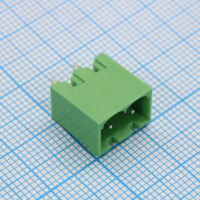 2EDGVC-5.0-02P-14-100A(H) Разъемный клеммный блок на плату, 2 контакта. Серия 2EDGVC-5.0. Исполнение 
