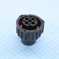 CKK3042C-2.5-21B Круглый разъем, Серия 2.5mm System, Гнездо для монтажа на Панель, 4 контакт(-ов) KinKong pe540688 фото