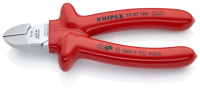 Бокорезы VDE, 160 мм, хром, обливные диэлектрические ручки KN-7007160 Knipex pe1128938 фото