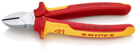 Бокорезы VDE, 180 мм, хром, 2-комп диэлектрические ручки, SB KN-7006180SB Knipex pe1128939 фото