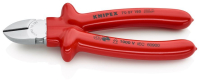 Бокорезы VDE, 180 мм, хром, обливные диэлектрические ручки KN-7007180 Knipex pe1128947 фото
