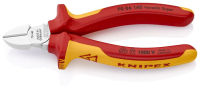Бокорезы VDE, 140 мм, хром, 2-комп диэлектрические ручки, SB KN-7006140SB Knipex pe1128948 фото