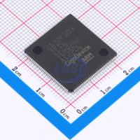 GD32F103ZET6 Микроконтроллер GigaDevice, ядро M3 108МГЦ. 512КБ Flash, 64КБ RAM. 5 UART, 2 I2C, 3 SPI, 1 CAN, 2 I2S, 1 SDIO, 12-bit ADC 3 штуки - 21 каналов, 2 DAC GigaDevice pe525055 фото