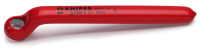 Ключ гаечный накидной VDE, 13 мм, длина 185 мм, диэлектрический KN-980113 Knipex pe1129017 фото