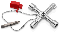 Ключ крестовой 4-лучевой для стандартных шкафов, 76 мм KN-001103 Knipex pe1129019 фото