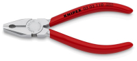 Плоскогубцы комбинированные, 110 мм, хром, обливные ручки KN-0303110 Knipex pe1129092 фото