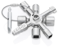 TwinKey ключ крестовой 8-лучевой для стандартных шкафов, 92 мм KN-001101 Knipex pe1129168 фото