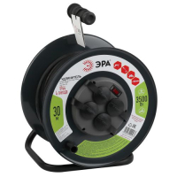 Удлинитель на метал. катушке 4х30м с заземл. 16А IP44 RMx-4es-3х1.5-30m-IP44(KG) КГ 3х1.5 Б0046844 Эра pe587964 фото
