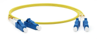 Патч-корд FC-D2-9-LC/UR-LC/UR-H-3M-LSZH-YL волоконно-оптический (шнур) SM 9/125 (OS2) LC/UPC-LC/UPC duplex LSZH 3м 28076 Hyperline pe577292 фото