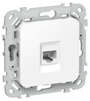 FLITE Роз. комп. RJ45 кат.5Е UTP РК5е-1-0-ФлБ бел. IEK FI-K12-1-K01 фото