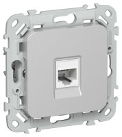 FLITE Роз. комп. RJ45 кат.6 UTP РК6-1-0-ФлА ал. IEK FI-K12-2-K47 фото