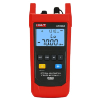 UT693D Оптический измеритель мощности -70…10 дБм, визуальный дефектоскоп, коннектор: FC/SC/ST. Длина волны: 650±10 нм. Мощность: 10 мВт (измеряемая длина оптоволокна примерно 8…10 км). Режимы: непреры pe787734 фото