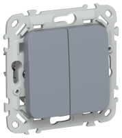 IEK FLITE Выключ. 2-кл. 10А ВС12-1-0-ФлМ мар. FI-V20-0-10-1-K35 фото