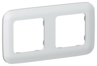 IEK FLITE Рамка 2-мест. РУ-2-А-ФлЖ жем. FI-M22-31-20-K36 фото