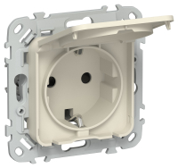 IEK FLITE Роз. с з/к/ш кр б/к 16А IP44 РСшкр11-1-44-ФлСл сл FI-R16-16-1-44-K86 фото