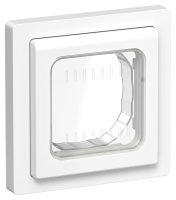 IEK FLITE Рамка 1-мест. IP55 Рпро-1-55-ФлБ бел. FI-M10-32-55-K01 фото