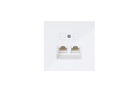 Jasmart FD Белый глянцевый Розетка RJ45 2-ая, 6 категория FD6108W фото