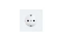 Jasmart FD Матовый белый (soft touch) Розетка с/з со шторками 16A 250V~ FD5501PWM фото