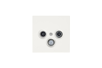 Jasmart FD Сахара Розетка TV+FM+SAT Φ9.5mm проходная FD6207SH фото