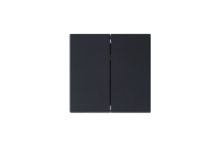 Jasmart FD Черный матовый (soft touch) Выключатель 2-кл 10A 250V~ FD3023PBM фото