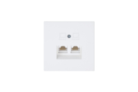 Jasmart FD Черный матовый (soft touch) Розетка RJ45 2-ая FD6106PWM фото