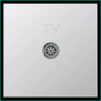 Jasmart FD Алюминий Розетка TV Φ9.5mm оконечная FD6001PAL фото