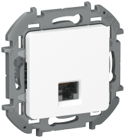 IEK INSPIRIA Белый Информационная розетка RJ 45 - категория 5e - UTP. 6738251 фото