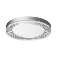 7728/112L MITRA LED SN Светильник металл/акрил/серебро/прозрачный LED 112Вт 4000K D500 IP20 INFINITA 7728/112L фото