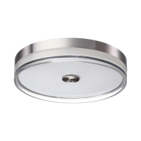 7727/76L MITRA LED SN Светильник металл/акрил/никель/прозрачный LED 76Вт 4000K D400 IP20 ETERNA 7727/76L фото