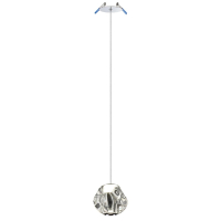 5084/5L L-VISION ODL25 хром/прозрачный/металл/акрил Подвес LED 5W 4000K 250Лм JEMSTONE 5084/5L фото