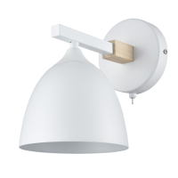 8095/1W MODERNI LN25 белый/белый металл, дерево/металл Бра Е27 1*60W 220V COLANGE 8095/1W фото