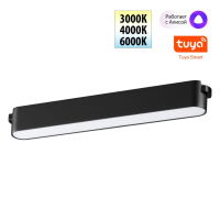 Novotech 359462 SHINO NT24 000 черный Трековый смарт-светильник для низковольтного шинопровода с двумя режимами работы IP20 LED 12W 24V 3000-6000K EAS 359462 фото