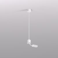 TR2124-WH Подвод питания для подвесного монтажа, для трека SMART, серия Base, АС 220-240V, IP20, 5м, белый, алюминий TR2124-WH фото