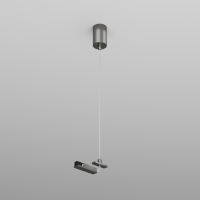 TR5717-DN Подвод питания для подвесного монтажа, для трека Shine, серия Base, 48V DC, IP20, 2м, темный никель, алюминий TR5717-DN фото