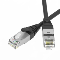 Патч-корд экранированный Ultra SLIM CAT6A S/FTP 4х2, 30 AWG, LSZH, чёрный, 3м RN6ASF4530BK-30 фото