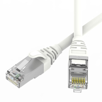 Патч-корд экранированный SLIM CAT6 U/FTP 4х2, 28 AWG, LSZH, белый, 5м RN6UF4550WH-28 фото