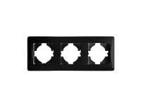Рамка 3 поста (антрацит) серия BW 201223 фото