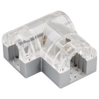 Соединитель угловой ARL-CLEAR-U15-90 (26x15mm) (Металл) 022702 фото