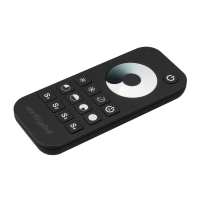 Пульт SMART-R24-DIM Black (1 зона, 2.4G) (IP20 Пластик, 5 лет) 031934 фото