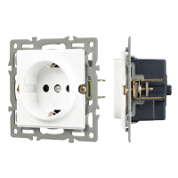 Механизм электрической розетки SCT-GP-MEU-PL-WH (250V, 16A) (-) 043739 фото