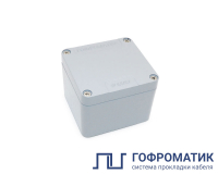 ГОФРОМАТИК Коробка ответвительная алюминиевая 100х100х61 IP66/IP67 zeta30391 фото