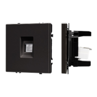 Механизм компьютерной розетки SCT-NOBE-MPC1-SFPL-BK (RJ-45, CAT6) (-) 054305 фото