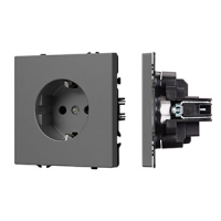 Механизм электрической розетки SCT-NOBE-MEU1-SFPL-GR (230V, 16A) (-) 054279 фото