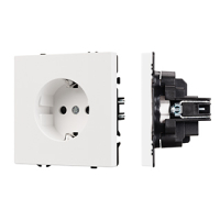 Механизм электрической розетки SCT-NOBE-MEU1-SFPL-WH (230V, 16A) (-) 054276 фото