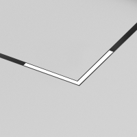 DK8314-BK Линейный угловой светильник-коннектор SMART LINEAR ZigBee, 18 Вт, 2700–6500K, 120°, Ra90, 100–265VAC, алюминий, черный DK8314-BK фото