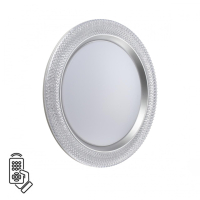 Sonex 7782/DL MARON SN 000 Светильник пластик/белый/серебро LED 48Вт 3000-6000К D398 IP43 пульт ДУ VENDY 7782/DL фото