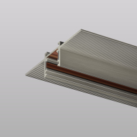 TR5702-DN Трек SHINE HIDE для ГКЛ 12,5мм, 2м, 48В DC, IP20, цвет темный никель, алюминий TR5702-DN фото